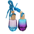 10ml colored customized car perfume hanging diffuser empty glass bottle